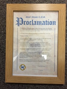 Our Proclamation